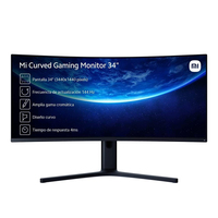 Moniteur de jeu incurvé Mi 34 pouces AMD FreeSync Premium WQHD 16:9 300 cd/m² 165 Hz Panneau IPS/VA Anti-lumière bleue Haut-parleur intégré