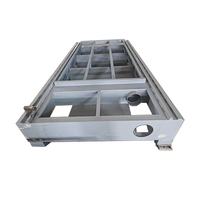 Poutre transversale en aluminium de haute précision, pour machines de découpe laser à fibre CNC, pièces d'équipement laser OEM ODM sur base en acier personnalisée