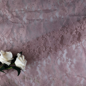 Tissu en dentelle de Chantilly française en polyester à <span class=keywords><strong>prix</strong></span> de gros, ajouré et transparent, pour broderie et accessoires vestimentaires - Product Image 1