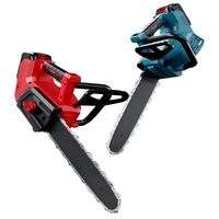 Tronçonneuse industrielle à batterie lithium 12 pouces 1000W, moteur sans balais, guide-chaîne de 34 cm, capacité de coupe de 70 cm pour le travail du bois et l'usage domestique