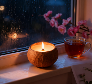 Perfume Natural Familiar de Cera de Coco para Ramadán, No Tóxico, Ecológico, Etiqueta Privada, Elegante, Hecho a Mano con Cáscara de Coco - Product Image 5