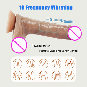 Sexy Tools <strong>Silicone</strong> Material <strong>Huge</strong> <strong>Dildo</strong> with Bendable Flexible Clear Texture and Real Touch Feeling Penis for Spouses - Product Image 5