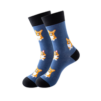 Chaussettes décontractées en coton doux à motifs graphiques amusants et variés (animaux, fruits, océan) pour hommes et femmes, idéales pour le streetwear et comme cadeau – Nouveauté 2026