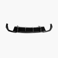 Diffuseur arrière inférieur noir brillant ABS pour SEAT Leon Cupra ST Estate MK3 5 5F 2017 2019