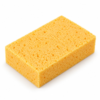 Éponge de nettoyage en pulpe de bois, bloc absorbant et poreux de 15 x 10 x 4 cm, pour la maison, la cuisine, la salle de bain, l'évier, la vaisselle et le nettoyage.