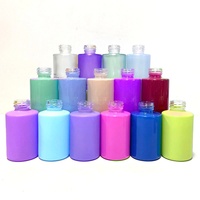 Ensemble d'emballage de luxe Skinscre : Flacon compte-gouttes en verre mat 50 ml pour gel sérum et gouttes pour les yeux, boîte en papier personnalisée couleur sérigraphiée 30 ml