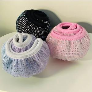 Cubierta de <span class=keywords><strong>volante</strong></span> de diamante ostentoso de cristal, accesorios de decoración Interior de coche <span class=keywords><strong>con</strong></span> diamantes de imitación, cubierta de coche elegante para estilo cómodo - Product Image 6