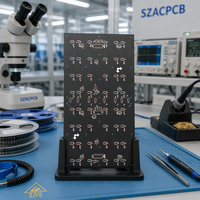 Fabrication de circuits imprimés multicouches personnalisés SZACPCB à haute vitesse et faible perte à partir de fichiers Gerber pour le stockage de données et les télécommunications