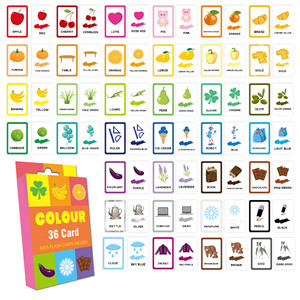 Nuovo Set di Carte Digitali in Carta per Bambini: Gioco Educativo in <span class=keywords><strong>Inglese</strong></span> con Domande e Risposte su Animali, Verdure e Alfabeto per l'Apprendimento Precoce - Product Image 6