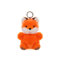 Porte-clés en peluche personnalisé UYEAH CPC OEM/ODM, jouet en peluche doux en coton, renard mignon, cadeau pour sac
