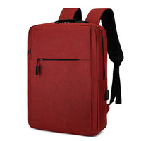 Sac à dos pour ordinateur portable avec logo personnalisé, chargement USB, résistant à l'eau, pour voyages d'affaires, école, hommes et femmes