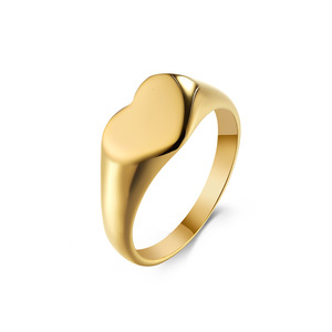 Heart Shape <b>Titanium</b> Steel <b>Ring</b> For Women Gold <b>Black</b> Silver Color Gift Jewelry Fashion <b>Ring</b> - Product Image 5