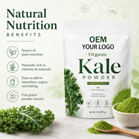 Poudre de Kale Superalimentaire Qualité Alimentaire Poudre de Légumes Verts Marque Privée OEM ODM Vente en Gros