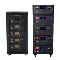 Stockage d'énergie empilable 48V 200AH 10kw 20kw 30kw 40kw 51.2v Onduleur Batterie Éolienne Système d'énergie solaire Batterie Lifepo4