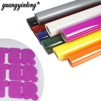 Film de transfert permanent Guangyintong Zhejiang à effet 3D en PU, vinyle thermocollant de haute qualité imprimé par gravure