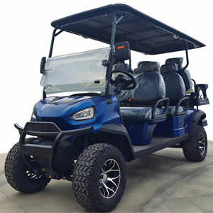 Voitures de golf électriques à prix abordables, buggy 6 places, nouvelle énergie, véhicule électrique à quatre roues pour le tourisme, voiturette de golf - Product Image 1
