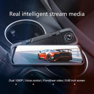 1080P Full HD Vista trasera Lente dual Dashcam Retrovisor DVR Cámara de espejo de coche DVR Dash Cam Vehículo Grabadora de video - Product Image 2