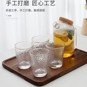 North American Black Walnut Wood <b>Tea</b> <b>Tray</b> Solid Wood 35x24cm Elegant Serving <b>Tray</b> For <b>Tea</b> Set Household Use - Product Image 2