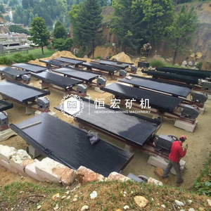 उच्च रिकवरी अयस्क विभाजक औद्योगिक खनन की मेज, सोने के चांदी के तांबे के टिन अयस्क एकाग्रता के लिए उपयुक्त - Product Image 3