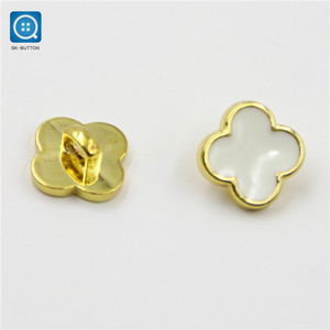ABS Vàng Vòng hoa hình dạng nút vàng tùy chỉnh màu áo nút - Product Image 2