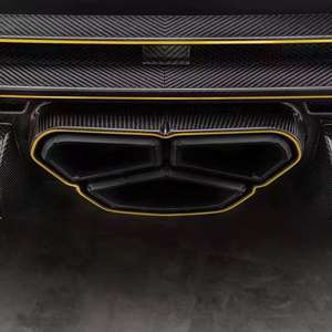 Kit de carrocería de fibra de carbono seco estilo Msy, parachoques delantero, parachoques trasero, falda lateral, alerón, capó, kit de carrocería ancho para <span class=keywords><strong>Audi</strong></span> Rsq8 2025 + - Product Image 6