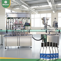 Machine d'emballage automatique multi-embouts de haute précision à engrenages pour bouteilles de vin, de boissons, de liqueurs, de jus, de whisky et d'huile en plastique et en verre
