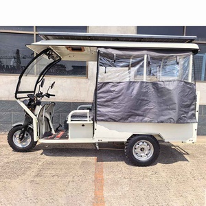 Vehículo Eléctrico Turístico, Triciclo Eléctrico Solar, Rickshaw, Triciclo Eléctrico de 3 Ruedas para Pasajeros Adultos - Product Image 6
