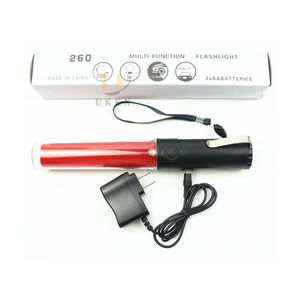 Cầm tay điều khiển giao thông tín hiệu Baton ánh sáng cảnh báo Thanh Flash phản xạ có thể sạc lại pin <span class=keywords><strong>LED</strong></span> giao thông Baton - Product Image 4