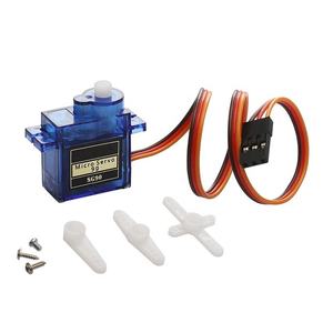 Moteur servo micro à engrenages en plastique SG90 9g 180/360 °   Angle contrôlable, couple de 1,4 kg pour voitures RC, drones jouets - Product Image 2