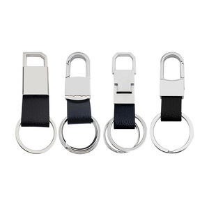 Porte-clés en cuir de luxe personnalisé vierge de marque SNR, 85-92mm, imprimé en 1 ou 2 couleurs, pour promotion et affaires, prix usine, vente en gros - Product Image 5