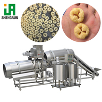 Ligne de production de snacks soufflés à double extrudeuse pour craquelins de riz sandwich et bâtonnets de maïs