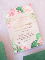 Boîte d'invitation de mariage de luxe en velours vert à double porte, carte en papier floral personnalisée avec monogramme, boîtes cadeaux pour invitation de fête de bienvenue