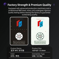 Lecteur-graveur de cartes NFC tout-en-un, RFID 125KHz/13.56MHz, double fréquence, concentrateur universel de cartes intelligentes