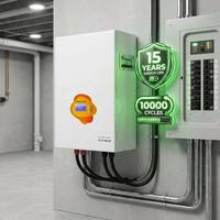 Baterai LiFePO4 10kWh 48V 100Ah 200Ah Sistem Penyimpanan Energi Rumah Baterai Lithium Tenaga Surya 6000 Siklus Deep Cycle ESS