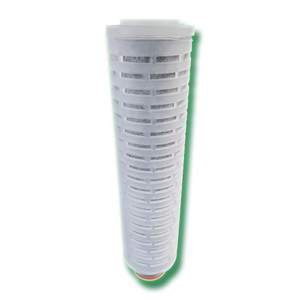 Tuổi thọ dài 5/10/20/30/40 inch 0,45um-0.8 <span class=keywords><strong>UM</strong></span> PES phần tử lọc gấp điều kiện mới với chiết khấu thuận lợi - Product Image 4