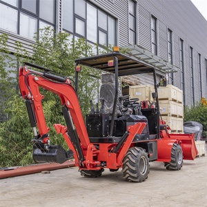 Produits les plus vendus : Rétrocaveuse compacte sur roues Htdl06hl, vitesse de déplacement 0-6 km/h, moteur 2380 kg - Product Image 5