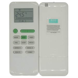Télécommande de climatiseur Crystal Pearl Tianhong GYKQ-03, version anglaise, affichage numérique LED, code fixe - Product Image 3
