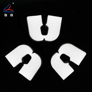Clips de câble en nylon Lianyang Sqg blancs, moulés par injection, carrés, pour la protection des câbles et des trous de câblage - Product Image 2
