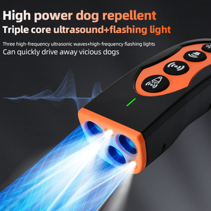 Dispositif anti-aboiement ultrasonique longue portée 4 en 1 pour chien, avec lampe torche LED - Product Image 3