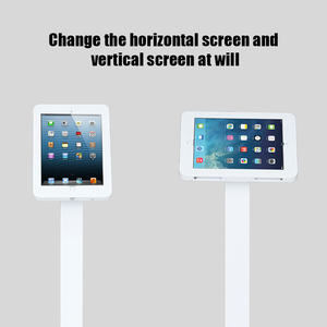 מחשב לוח נגד גניבה מחשב לעמוד מאובטח רצפת מתכת לעמוד עם תכונת נעילת מפתח - Product Image 2