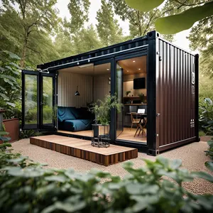 Prefabricated Container House Villa Modern Style Prefab Hotel Luxury Prefabricated Home Pakistan 20ft 40ft LL