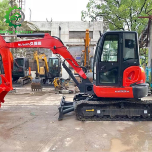 Free Shipping KX155-5 Used Digger 5 Ton Mini Excavator Kubota EPA Engine Digger Excavator Mini Excavator <b>Machine</b> - Product Image 1