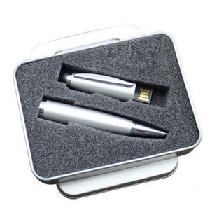 Promotional Gift Custom logo Metal <b>Usb</b> Ballpoint Pen with <b>Usb</b> Flash Drive - Product Image 2