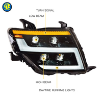 YU GUANG phares LED de haute qualité pour Mitsubishi Pajero 2005-2021 mise à niveau V93 V97 Montero avec phare DRL et accessoires de voiture