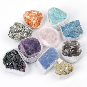 Scatola Regalo con Cristalli Naturali Grezzi Misti, Esemplari Minerali per Materiali Didattici di Geologia - Product Image 3