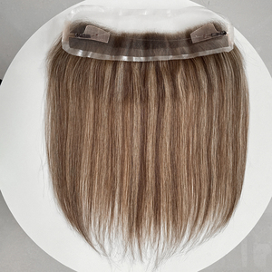 Cabello Humano Ruso 12x1. Topper de Cabello Humano con Frente de Encaje para Mujer, con Cordón Ajustable - Product Image 6