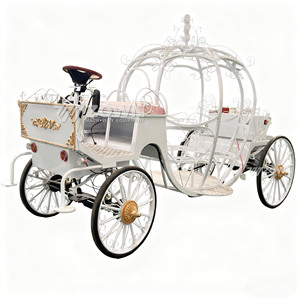 Hermosa Carruaje de Cenicienta Personalizada a Color, Carruaje de Calabaza Navideño de Alta Calidad, Encantadora Carruaje de Cenicienta - Product Image 2