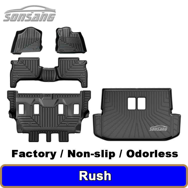 Tappetini per auto Toyota Rush con guida a destra + rivestimento bagagliaio
