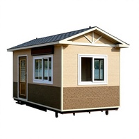 Maison conteneur préfabriquée modulaire portable et personnalisable de 10 à 40 pieds avec design respirant, idéale pour bureau de jardin