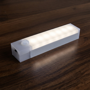 <b>Rechargeable</b> Motion Sensor Cabinet <b>Light</b> – Mini <b>LED</b> Under Cabinet <b>Light</b> with 3 Color Modes & Stepless Dimming - Product Image 1